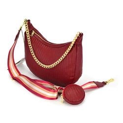 Elegancka damska listonoszka z łańcuszkiem