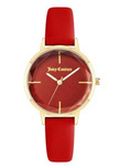 Zegarek JUICY COUTURE JC1326GPRD. Kwarcowy, Kolor czerwony. Kobieta.