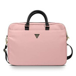 Guess Torba GUCB15NTMLLP 16" różowy/pink Nylon Triangle Logo