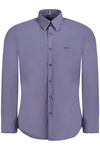 Koszula HUGO BOSS z długim rękawem męska niebieska