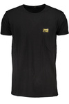 T-SHIRT M�SKI Z KR�TKIM R�KAWEM KLASY CAVALLI CZARNA