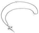 JEWELER'S POLICE PJ25329PSS-01. Naszyjnik, Kolor szary. Mężczyzna.