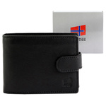 Nordee męski portfel rozbudowany skóra naturalna pojemny z przegrodami