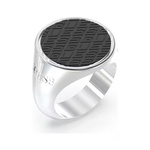 Biżuteria GUESS JUMR03222JWST. Pierścionek, Kolor szary. Mężczyzna.