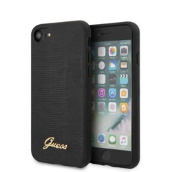 Guess GUHCI8PCUMLLIBK iPhone 7/8/SE 2020 / SE 2022 czarny/black Lizard Collection