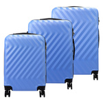 Pierre Cardin zestaw podróżny trzech walizek twarde ABS na kółkach