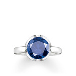 Biżuteria THOMAS SABO 036-048-32-54. Pierścionek, Kolor niebieski srebrny. Kobieta.