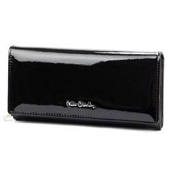 Duża Lakierowana damska portmonetka Pierre Cardin