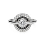 Biżuteria DIAMONFIRE 6117821082175. Pierścionek, Kolor szary. Kobieta.