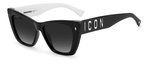Okulary DSQUARED2 ICON0006S80S. Okulary przeciwsłoneczne, Kolor biały. Kobieta.