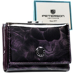 skóra naturalna + Damski portfel ze skóry ekologicznej Peterson PTN PS15-09-FDS