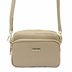 MiaMore Skórzana damska listonoszka z kieszenią torebka przez ramię