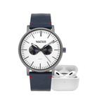 Zegarek WATXANDCO RELOJ1_44. Kwarcowy, Kolor szary. Mężczyzna.