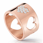 Biżuteria GUESS UBR85011-54. Pierścionek, Kolor różowy. Kobieta.