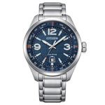 Zegarek CITIZEN AW1830-88L. SOLAR QUARTZ, Kolor niebieski. Mężczyzna.
