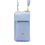 Gregorio etui na telefon z paskiem na ramię portfel torebka skóra naturalna