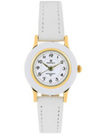 ZEGAREK DZIECIĘCY PERFECT LP165-03 KOMUNIJNY - biały/złoty + BOX