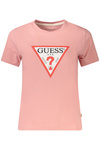 GUESS JEANS DAMSKA KOSZULKA Z KR�TKIM R�KAWEM RӯOWA