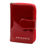 Lakierowany damski portfel z naturalnej skóry Gregorio CB-115