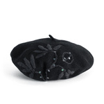 Beret Shiny flowers