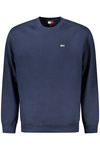 TOMMY HILFIGER M�SKA BLUZA Z ROZPINANYM NA ZAMEK NIEBIESKA