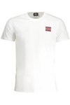 BIAŁY T-SHIRT MĘSKI Z KRÓTKIM RĘKAWEM NORWEGIA 1963