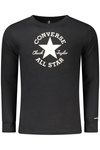 CZARNA KOSZULKA Z DŁUGIM RĘKAWEM CONVERSE DLA DZIECI