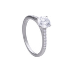 Biżuteria DIAMONFIRE 6120531082160. Pierścionek, Kolor szary. Kobieta.