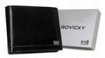 Klasyczny męski portfel skórzany z RFID od Rovicky