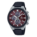Zegarek CASIO EFSS630BL5AVU. Słoneczny, Kolor czerwony. Mężczyzna.