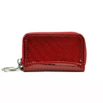 Jennifer Jones etui na klucze skóra naturalna zapinane na suwak