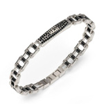 Biżuteria GUESS JUMB04414JWST. Bransoletka, Kolor szary. Mężczyzna.