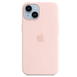 Etui Apple MPT73ZM/A iPhone 14 Plus / 15 Plus 6.7" MagSafe różowy/chalk pink Silicone Case