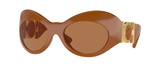 Okulary VERSACE VE4462-544773. Okulary przeciwsłoneczne, Kolor brązowy. Kobieta.