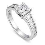 Biżuteria DIAMONFIRE 6116301082160. Pierścionek, Kolor szary. Kobieta.