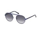 Okulary GUESS GU3028-5591B. Okulary przeciwsłoneczne, Kolor niebieski. Unisex.