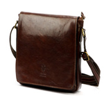 Pojemna Męska saszetka skórzana na ramię Florence