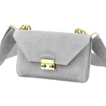 Miejska Zgrabna damska listonoszka zamszowa torebka przez ramię Luka