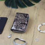 Pionowy duży Skórzany damski portfel od Gregorio