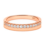 Biżuteria DIAMONFIRE 6121001082160. Pierścionek, Kolor różowy. Kobieta.