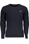 NIEBIESKI SWETER MĘSKI US GRAND POLO