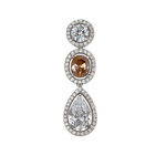 Biżuteria DIAMONFIRE 6512981133. Wisiorek, Kolor szary. Kobieta.