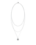 Biżuteria GUESS JUBN03127JWRH. Naszyjnik, Kolor szary. Kobieta.