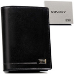 Elegancki portfel męski z ochroną RFID od Rovicky