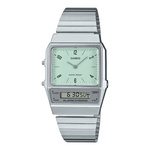Zegarek CASIO AQ-800E-3AEF. Kwarcowy, Kolor zielony. Unisex.