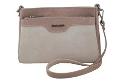 Wizytowa torebka damska skórzana - Różowa pudrowa