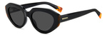 Okulary MISSONI MIS0131S807. Okulary przeciwsłoneczne, Kolor czarny. Kobieta.