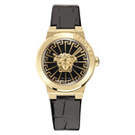Zegarek VERSACE VE3F00222. Kwarcowy, Kolor czarny. Kobieta.