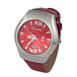 Zegarek CHRONOTECH CT7694M-03. Kwarcowy, Kolor czerwony. Mężczyzna.