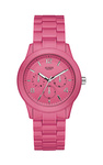 Zegarek GUESS W11603L4. Kwarcowy, Kolor różowy. Kobieta.